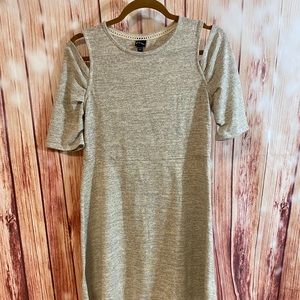 Knit Cold Shoulder Dress Girls XL 14/16 Art Class